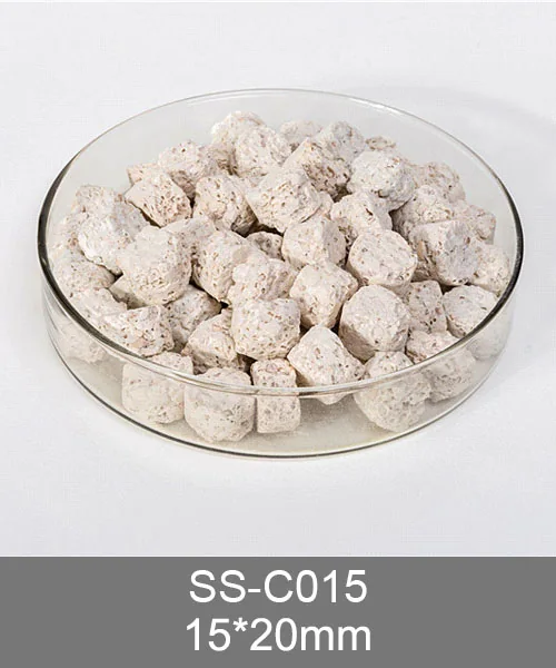 SS-C015 3D bio media, porous ceramic cube filter media 15x20mm