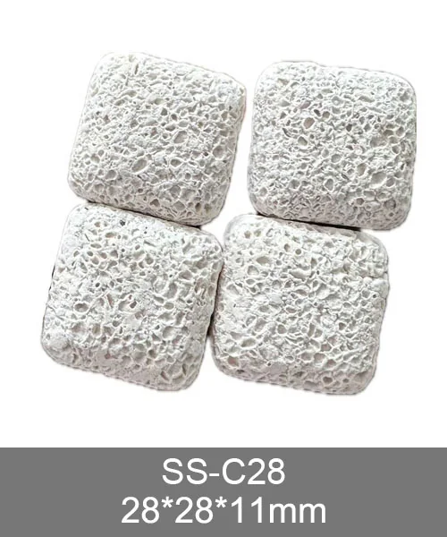 SS-C28 3D bio media, rectangular porous ceramic block filter media