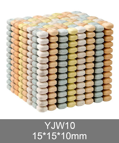 YJW10 3D bio media, multi-layer ceramic disc filter media 15x15x10mm