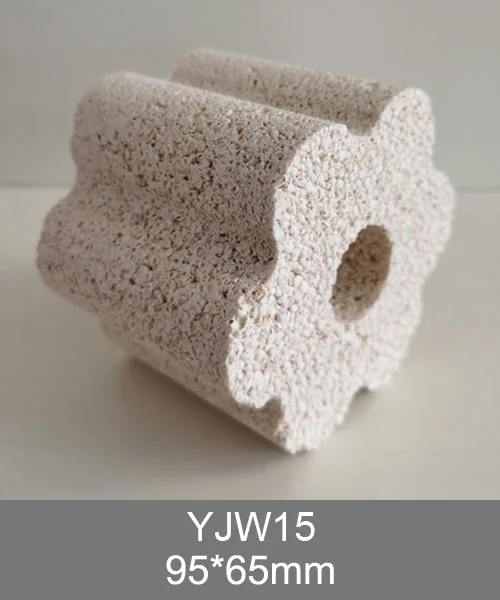 YJW15 3D bio media, white porous ceramic block aquarium filter media