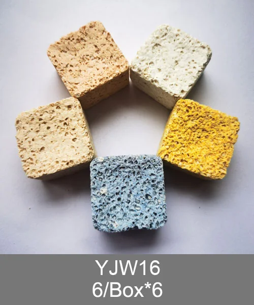 YJW16 3D bio media, porous ceramic cylinder with hole for pond filtration