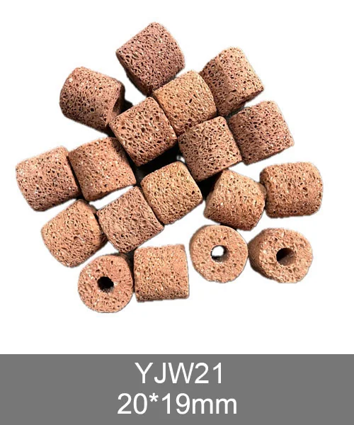 YJW21 3D bio media, square porous ceramic block filter media