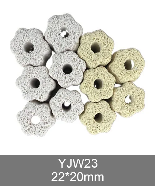 YJW23 3D bio media, white porous ceramic aquarium bio filter media