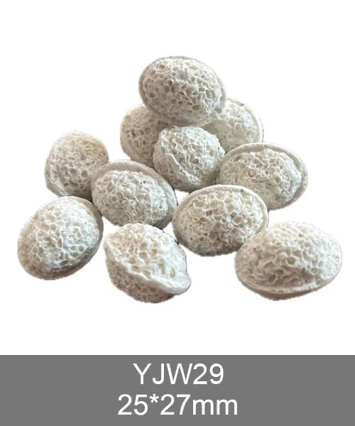 YJW29 3D bio media, white porous ceramic block filter media