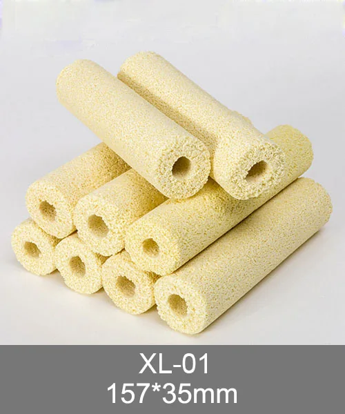 XL-01 bacteria house media, extra long sintered glass tube 157x35mm for koi pond