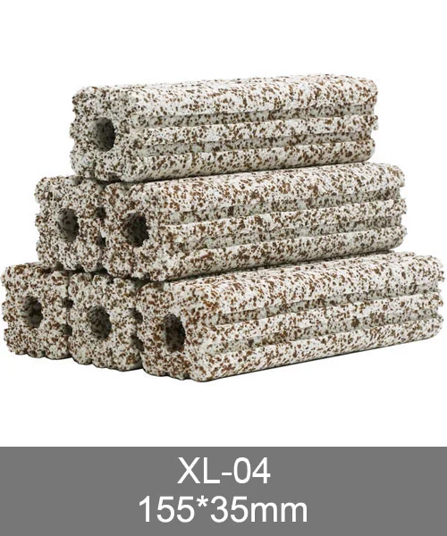 XL-04 bacteria house media, yellow sintered glass porous ceramic tube media