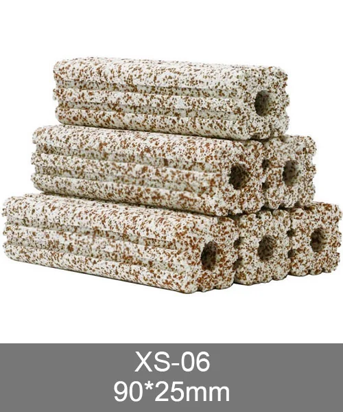 XS-06 bacteria house media, small cream sintered glass tube for aquarium use