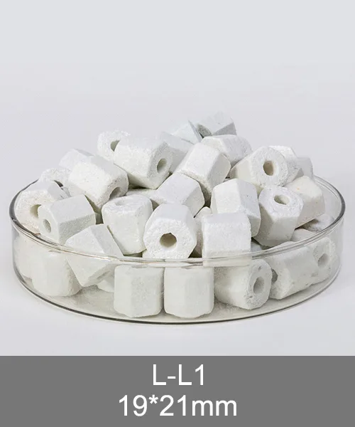 L-L1 ceramic rings, hexagonal cross-section ceramic ring 19x21mm