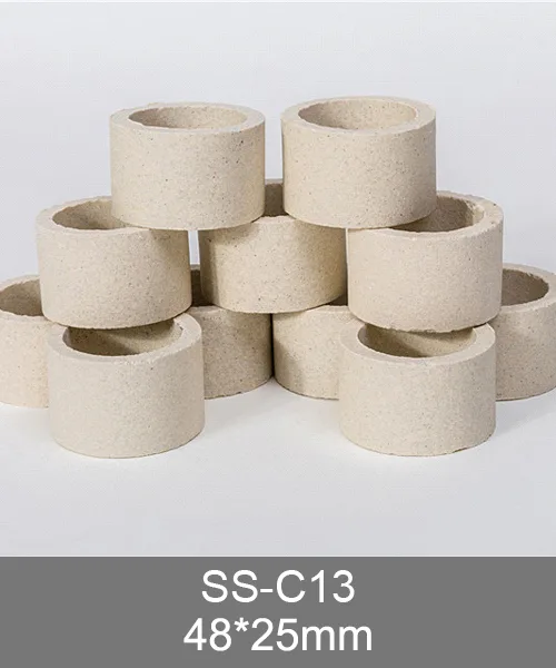 SS-C13 ceramic rings, white porous ceramic ring for freshwater aquariums