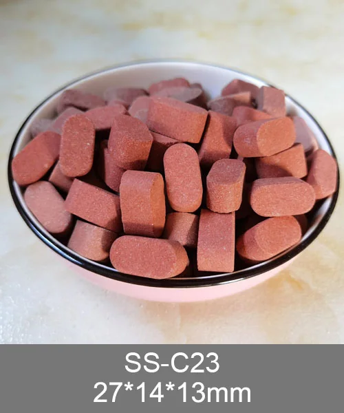 SS-C23 custom filter media, gray ceramic filter media for branded product lines