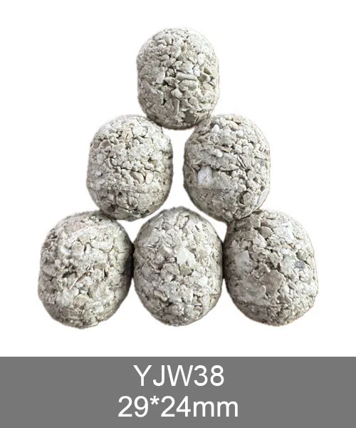 YJW38 custom filter media, ceramic filter media for custom OEM product manufacturing