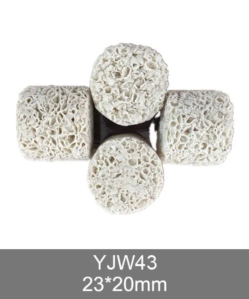 YJW43 custom filter media, ceramic bio media for wholesale filter media supply